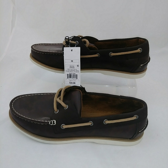 NWT Goodfellow & Co. Men's Boat Shoe Brown - Picture 3 of 5